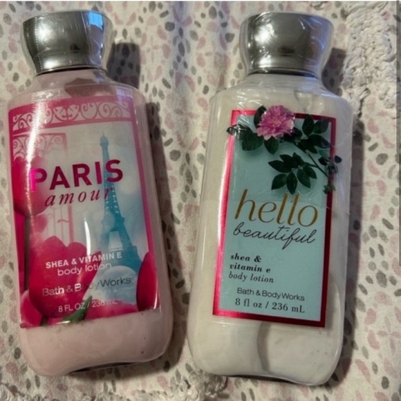 Bath and Body Works, Paris Amour and Hello Beautiful Body Lotion, Pack of 2 - Picture 2 of 4